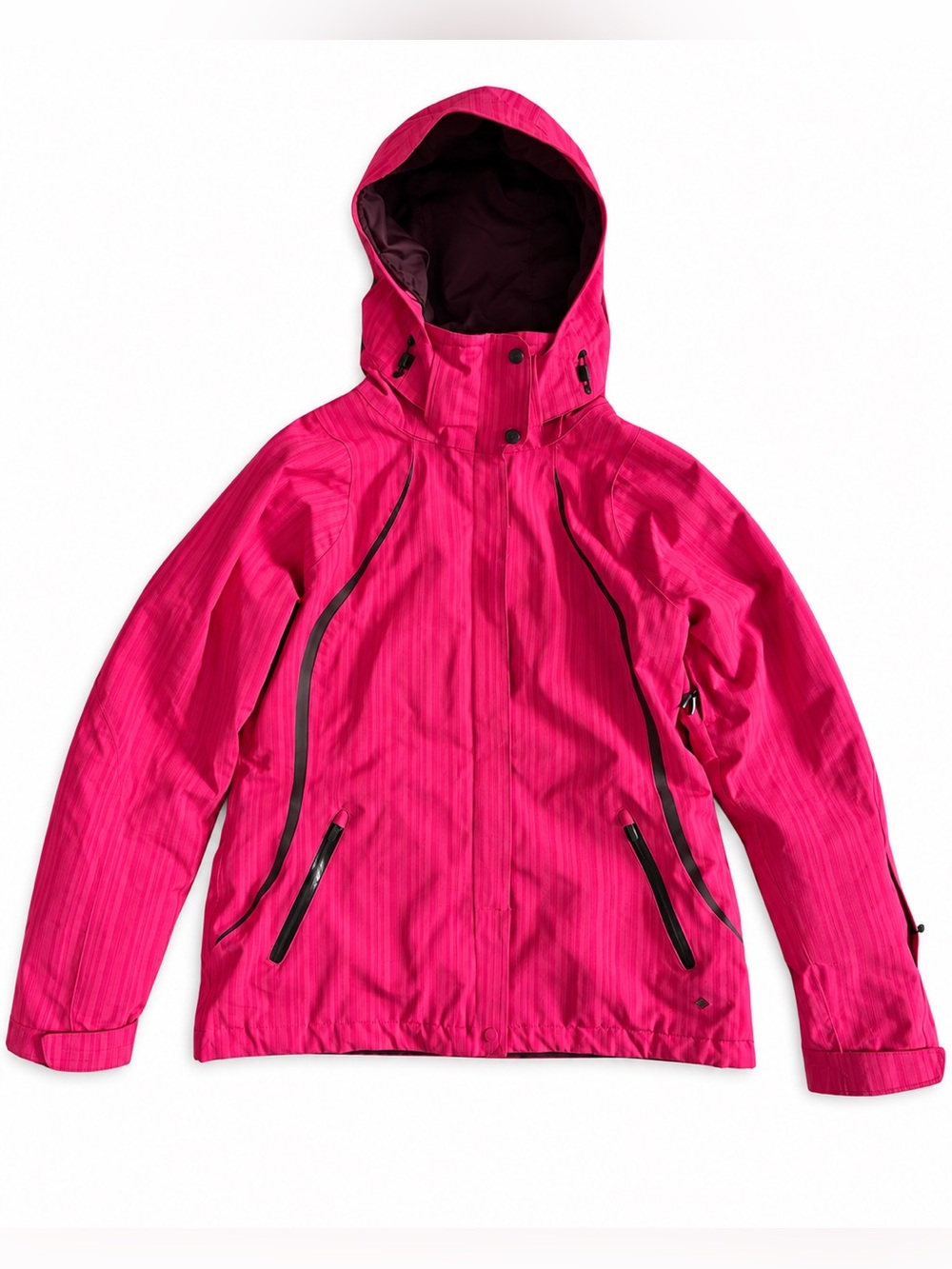 Columbia Omni-Heat Insulated Ski Snowboard Jacket Pink Red Size Large